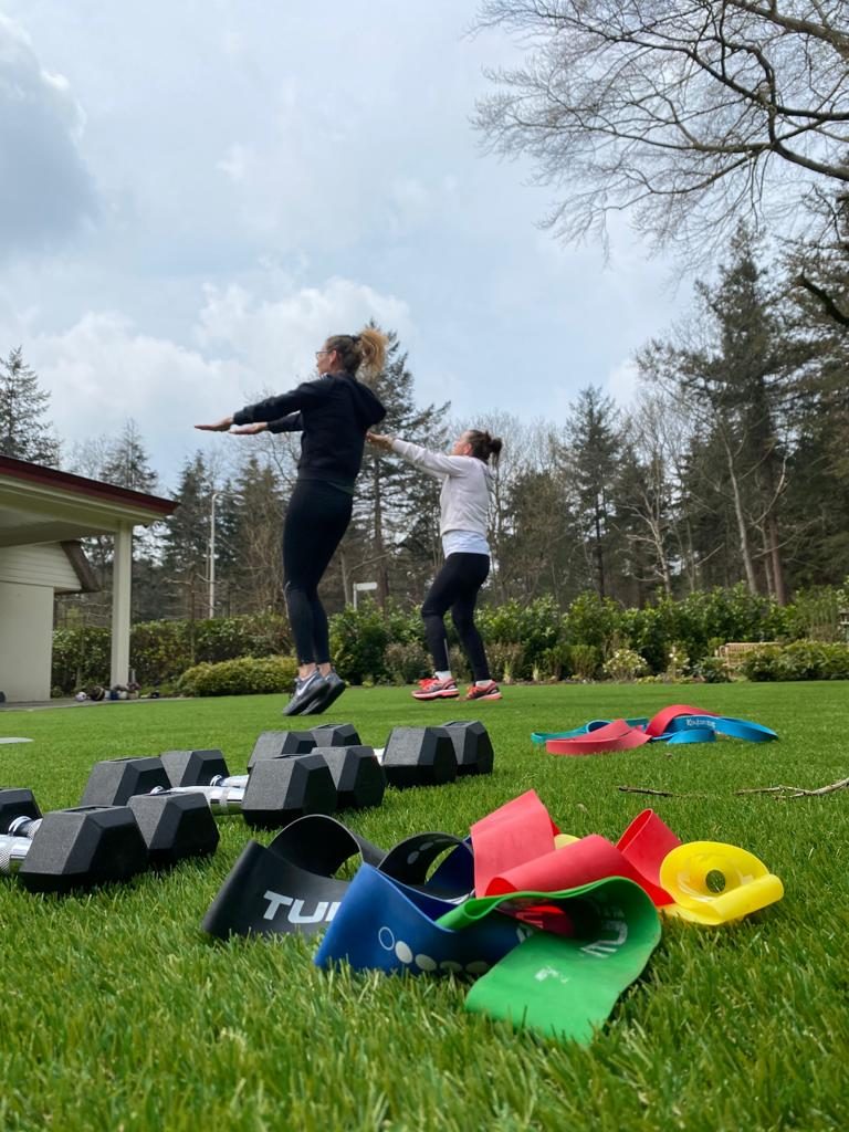 Personal training buiten in Delft