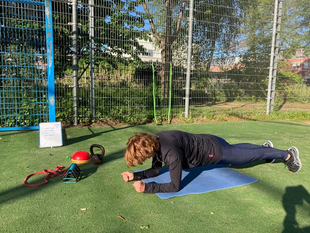 Personal training buiten in Delft