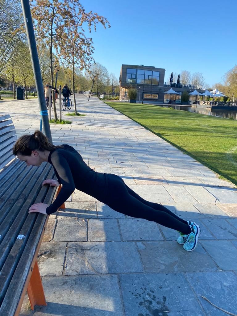 Personal training langs het water in Delft